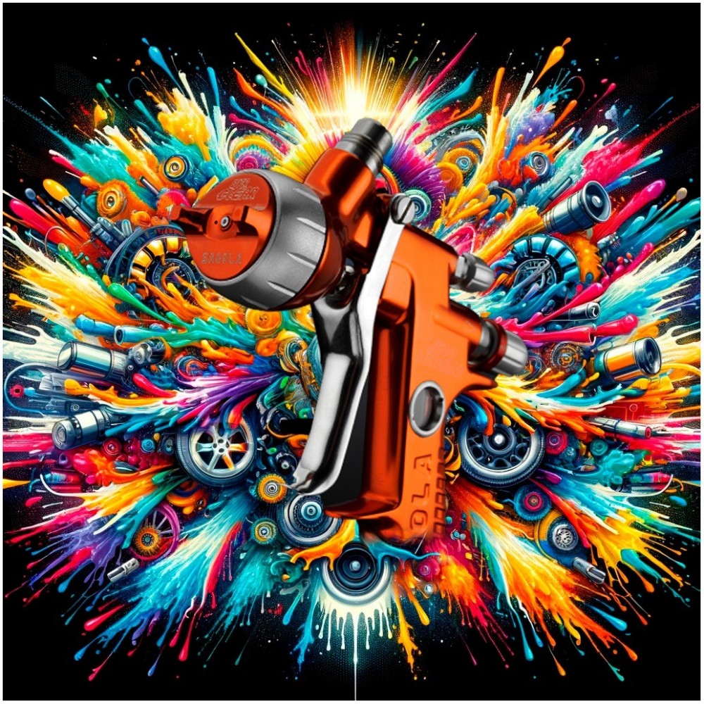 Pistolet  gravité 4600 DIGITAL [DVR TITANA]