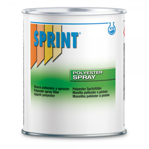 F18 Mastic polyester pour l’application par pulvérisation