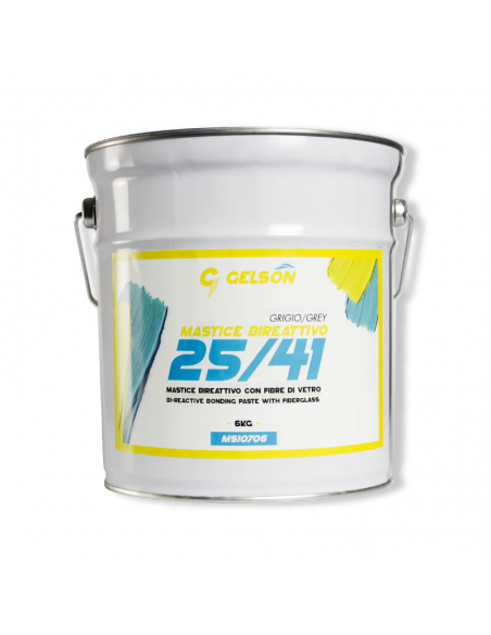25/41 MASTIC BI-RÉACTIF AVEC FIBRE DE VERRE