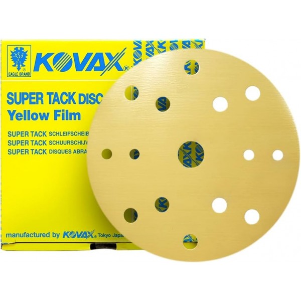 YELLOW FILM SUPER TACK DISQUES 15 TROUS (50P)