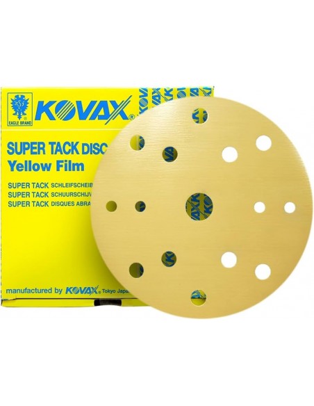 YELLOW FILM SUPER TACK DISQUES 15 TROUS (50P)
