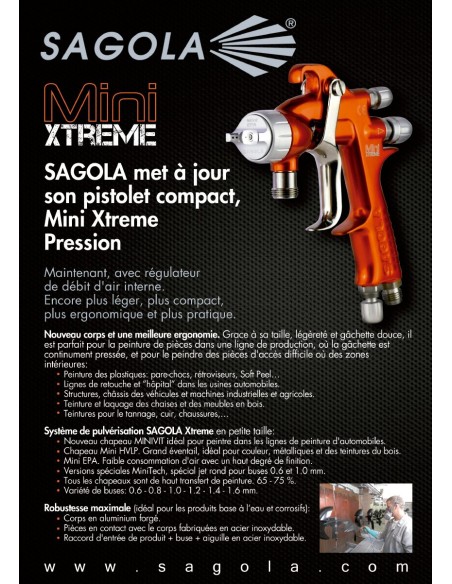 Pistolet pression MINI XTREME [MINI HVLP]