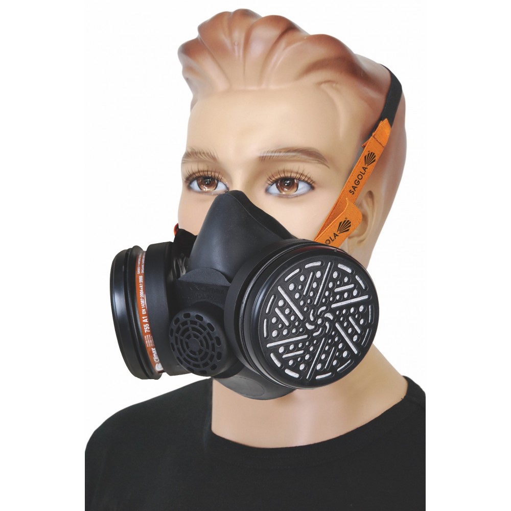 Masque facial de peinture MP2 avec deux filtres