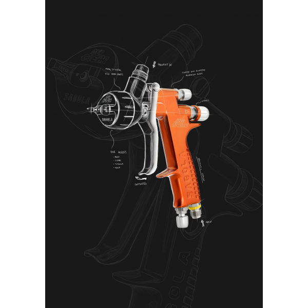 Pistolet  gravité 4600 (DVR TITANIA)